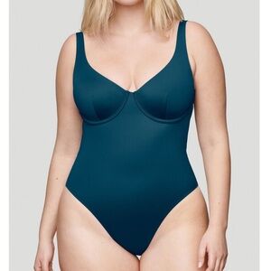NWT CUUP Swim Scoop One Piece Underwire size 19 34H 36G